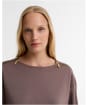 Women's Barbour International Kenna Sweatshirt - Truffle