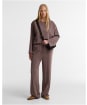 Women's Barbour International Kenna Sweatshirt - Truffle