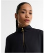 Women's Barbour International Kemora Half Zip Sweatshirt - Nutmeg