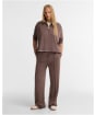 Women's Barbour International Kemora Half Zip Sweatshirt - Truffle