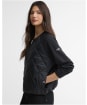 Women's Barbour International Seren Quilted Sweat - Black
