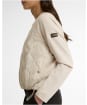Women's Barbour International Seren Quilted Sweat - Oyster