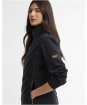 Women's Barbour International Luxara Quilted Sweat - Black