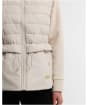 Women's Barbour International Ari Quilted Sweat - Moonbeam
