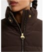 Women's Barbour International Balaton Faux Velvet Quilted Sweater - Truffle
