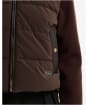 Women's Barbour International Balaton Faux Velvet Quilted Sweater - Truffle