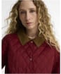 Women's Barbour Annandale Quilted Jacket - Cranberry Red