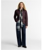 Women's Barbour Deveron Quilted Jacket - FIG/PALE PINK