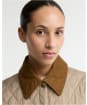 Women's Barbour Icons Modern Liddesdale Quilted Jacket - LT TRENCH/BIRCH