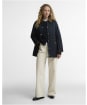 Women's Barbour Icons Modern Liddesdale Quilted Jacket - Dark Navy / Birchwood