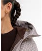 Women's Barbour International Printed Brantley Puffer Jacket - TRUFFLE NORTHUMB