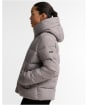 Women's Barbour International Printed Brantley Puffer Jacket - TRUFFLE NORTHUMB