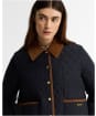 Women's Barbour Ainsdale Quilted Jacket - Dark Navy / Ancient