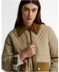 Women's Barbour Whickham Quilted Jacket - Light Trench / Ancient