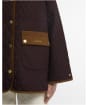 Women's Barbour Whickham Quilted Jacket - Fig / Muted