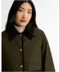 Women's Barbour Whickham Quilted Jacket - Olive / Shadow Classic