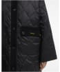 Women's Barbour Dunswell Quilted Jacket - Black / Ancient 