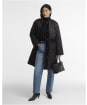 Women's Barbour Dunswell Quilted Jacket - Black / Ancient 