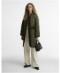 Women's Barbour Dunswell Quilted Jacket - Olive / Shadow Classic