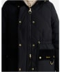 Women's Barbour Alverstone Puffer Jacket - Black / Ancient 