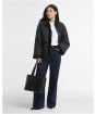 Women's Barbour Kilnwick Quilted Jacket - Black / Ancient 