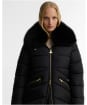 Women's Barbour International Cyrus Puffer Jacket - Black