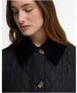 Women's Barbour Moira Quilted Jacket - Black / Shadow Classic