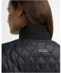 Women's Barbour Hermione Quilted Jacket - Black / Shadow Classic