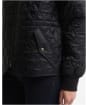 Women's Barbour Hermione Quilted Jacket - Black / Shadow Classic