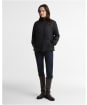 Women's Barbour Hermione Quilted Jacket - Black / Shadow Classic