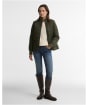 Women's Barbour Hermione Quilted Jacket - Olive / Shadow Classic
