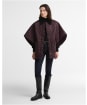 Women's Barbour Mildred Quilted Cape - Fig / Muted