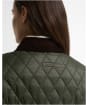 Women's Barbour Mildred Quilted Cape - Olive / Shadow Classic