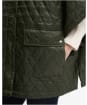 Women's Barbour Mildred Quilted Cape - Olive / Shadow Classic