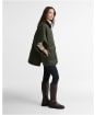 Women's Barbour Mildred Quilted Cape - Olive / Shadow Classic