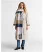 Women's Barbour Marie Scarf - NAVY/BLUSH PINK