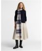 Women's Barbour Tartan Cashmere Scarf - Light Birchwood Dress Tartan