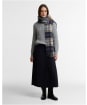 Women's Barbour Taryn Reversible Scarf - Light Birchwood Dress Tartan