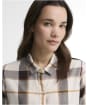 Women’s Barbour Moorland Shirt - ECRU MUTED TART