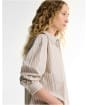 Women's Barbour Fawne Shirt - Warm Trench Stripe