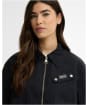 Women's Barbour International Draycott Harrington Showerproof Jacket - Black