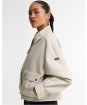 Women's Barbour International Gabriette Showerproof Jacket - Moonbeam