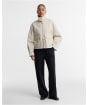 Women's Barbour International Gabriette Showerproof Jacket - Moonbeam