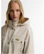 Women's Barbour International Molina Showerproof Jacket - Moonbeam