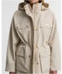 Women's Barbour International Molina Showerproof Jacket - Moonbeam