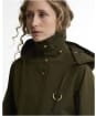 Women's Barbour Terrington Showerproof Jacket - Olive / Shadow Classic