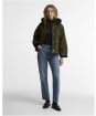 Women's Barbour Terrington Showerproof Jacket - Olive / Shadow Classic