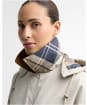 Women's Barbour Evelyn Showerproof Jacket - Mist / Birchwood Dress