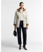 Women's Barbour Evelyn Showerproof Jacket - Mist / Birchwood Dress