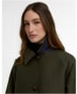 Women's Barbour Ria Showerproof Jacket - Olive / Shadow Classic